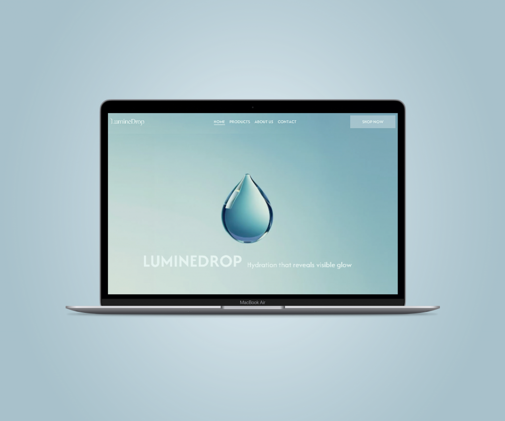 Webdesign Konzept: beauty Online-Shop – modernes responsives Design