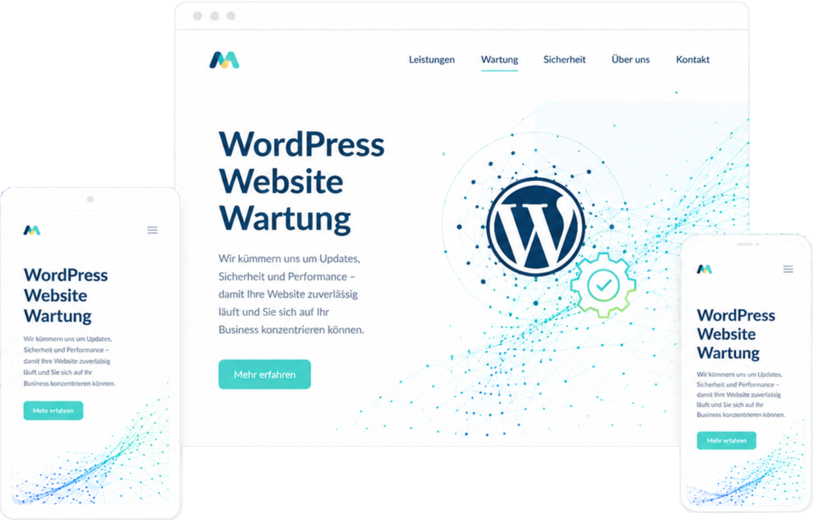WordPress Website Wartung – Sicherheit, Updates und Backups für kleine Unternehmen